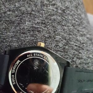 Michael Kors Black and Gold Luxury Watch